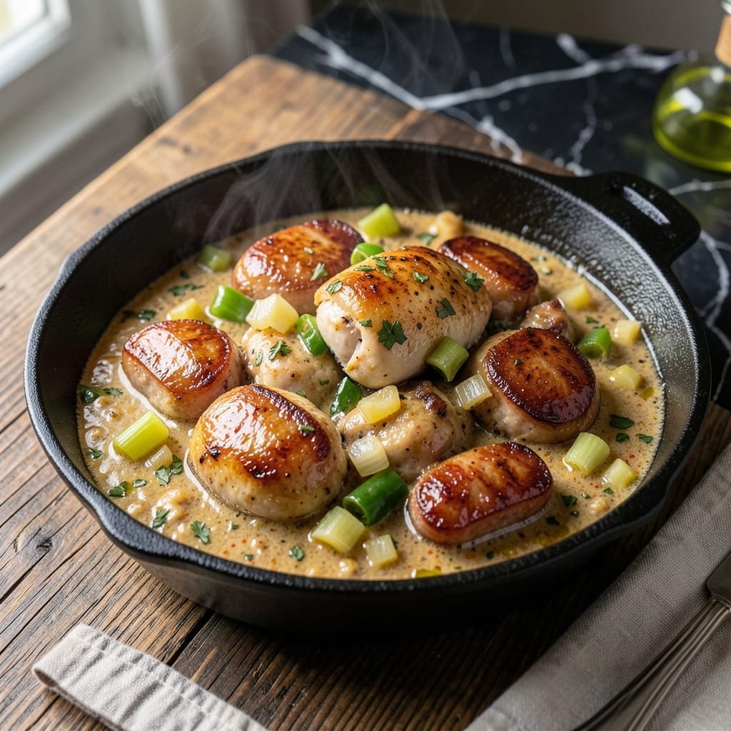 Chicken and Sausage Etouffee Recipe: Cajun Spice in Rich Roux Gravy