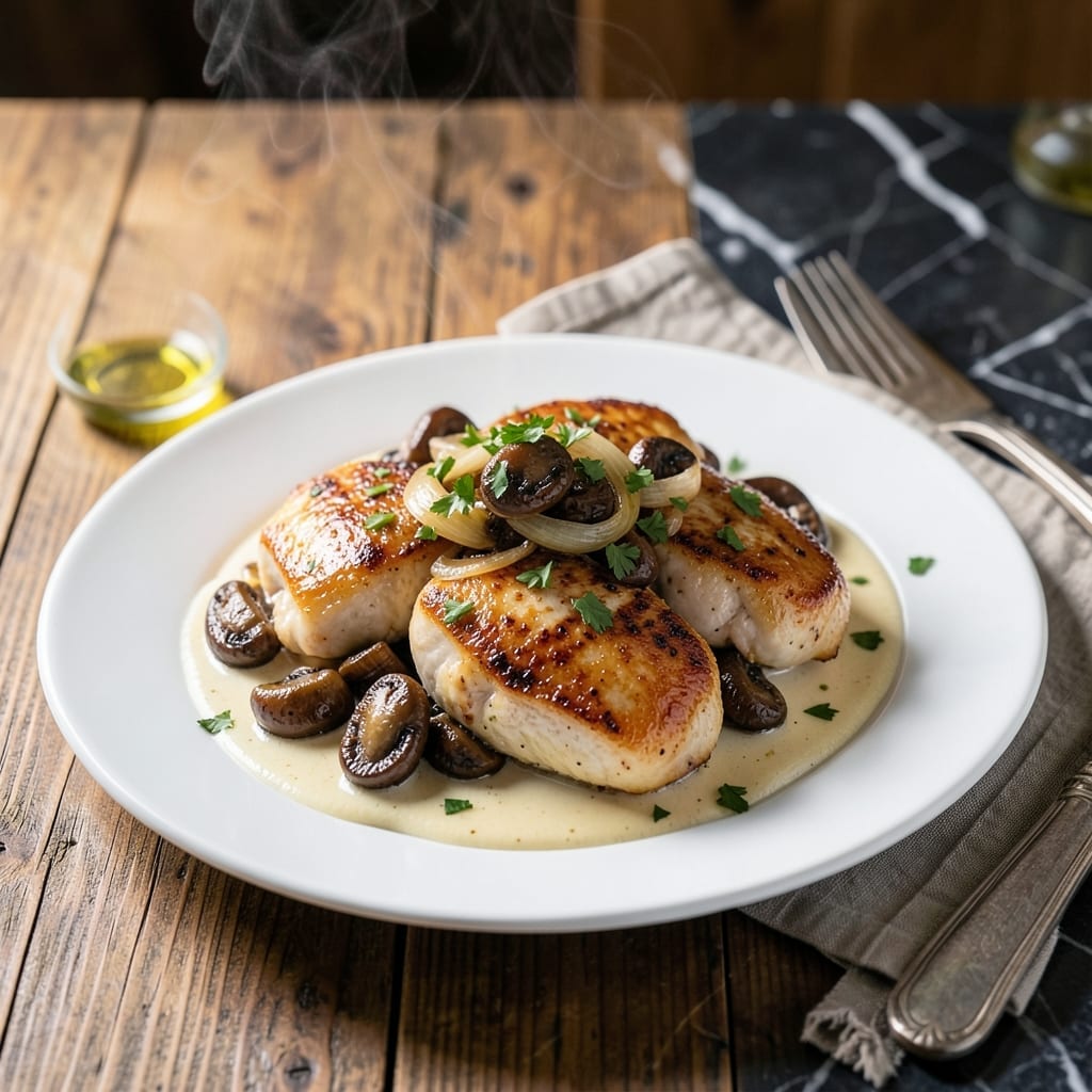 Chicken Henry Recipe: Mushroom and Sherry Pan Sauce Mastery Chicken Henry Recipe: Mushroom and Sherry Pan Sauce Mastery