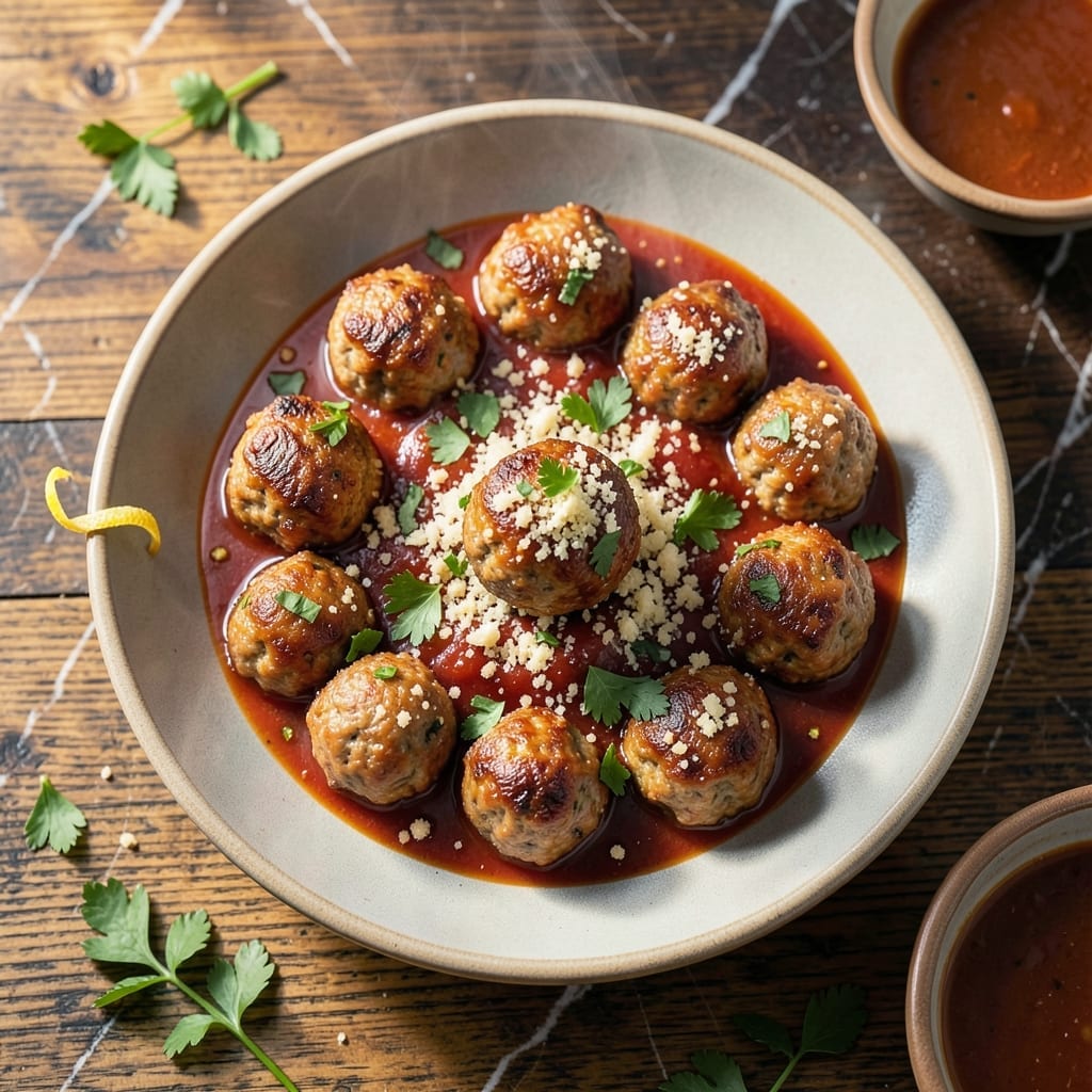 Ground Pork Meatball Recipe: Herb-Infused Bites With Savory Depth