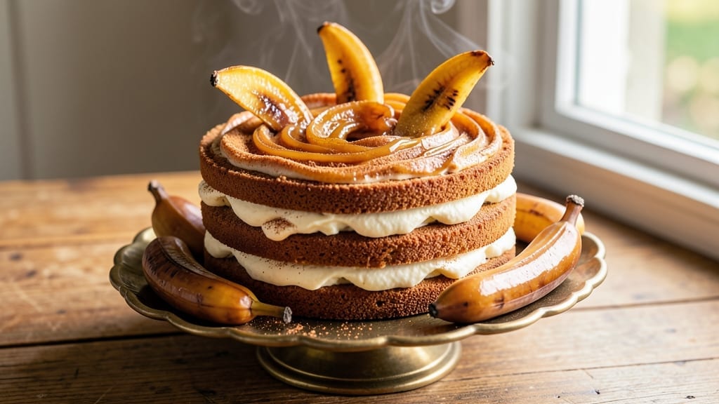 6 Banana Cake Recipe: Moist Layers With Caramelized Banana Swirl