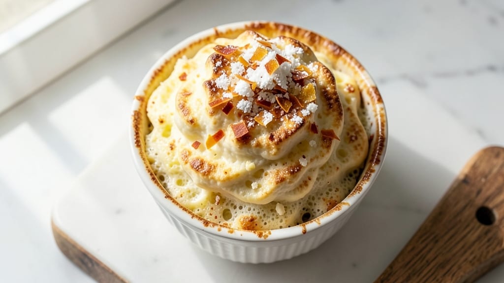 4 Cheese Egg Soufflé Recipe: Fluffy Clouds With Melty Cheese Centers