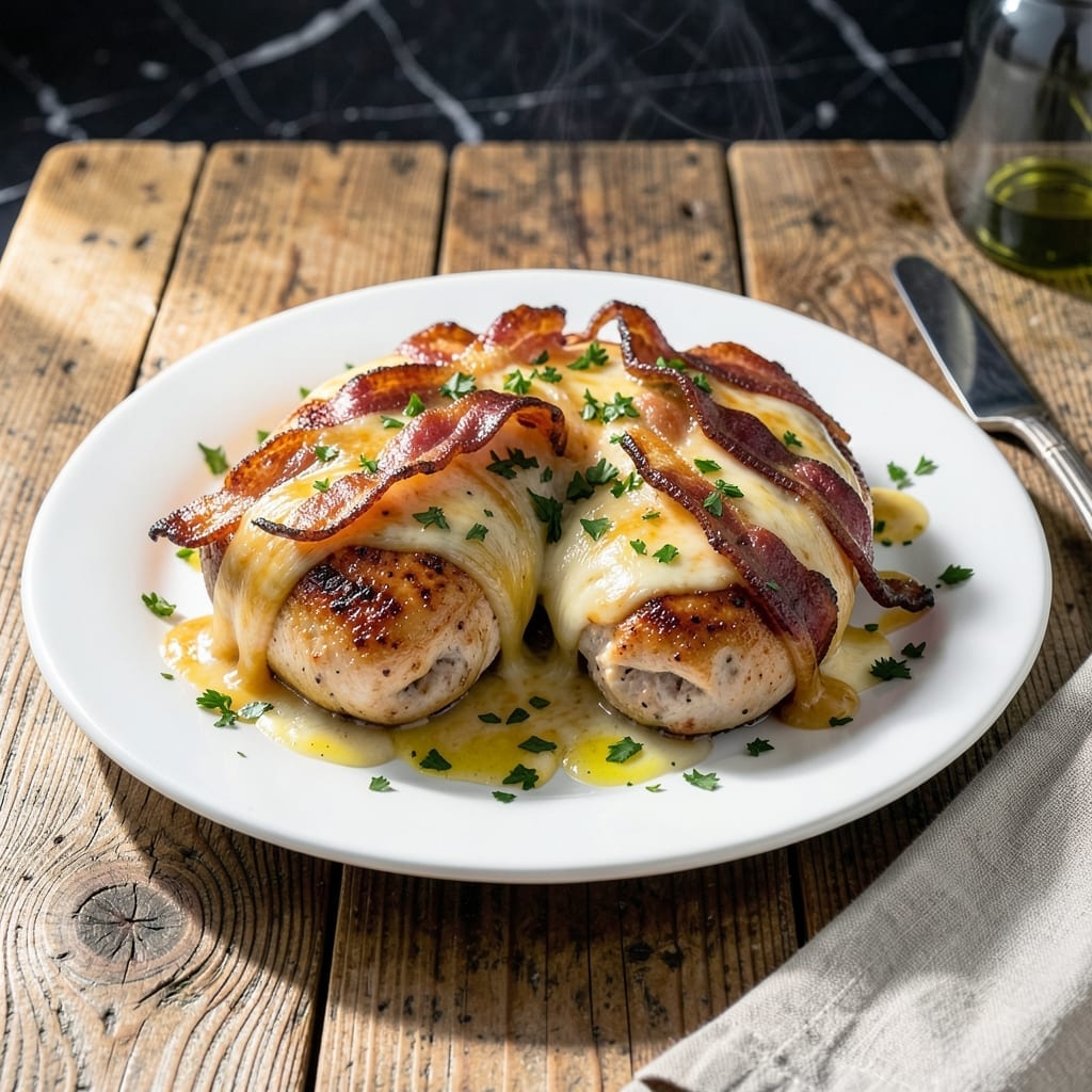 Colton's Loaded Chicken Recipe: Cheesy Bacon Topped Delight