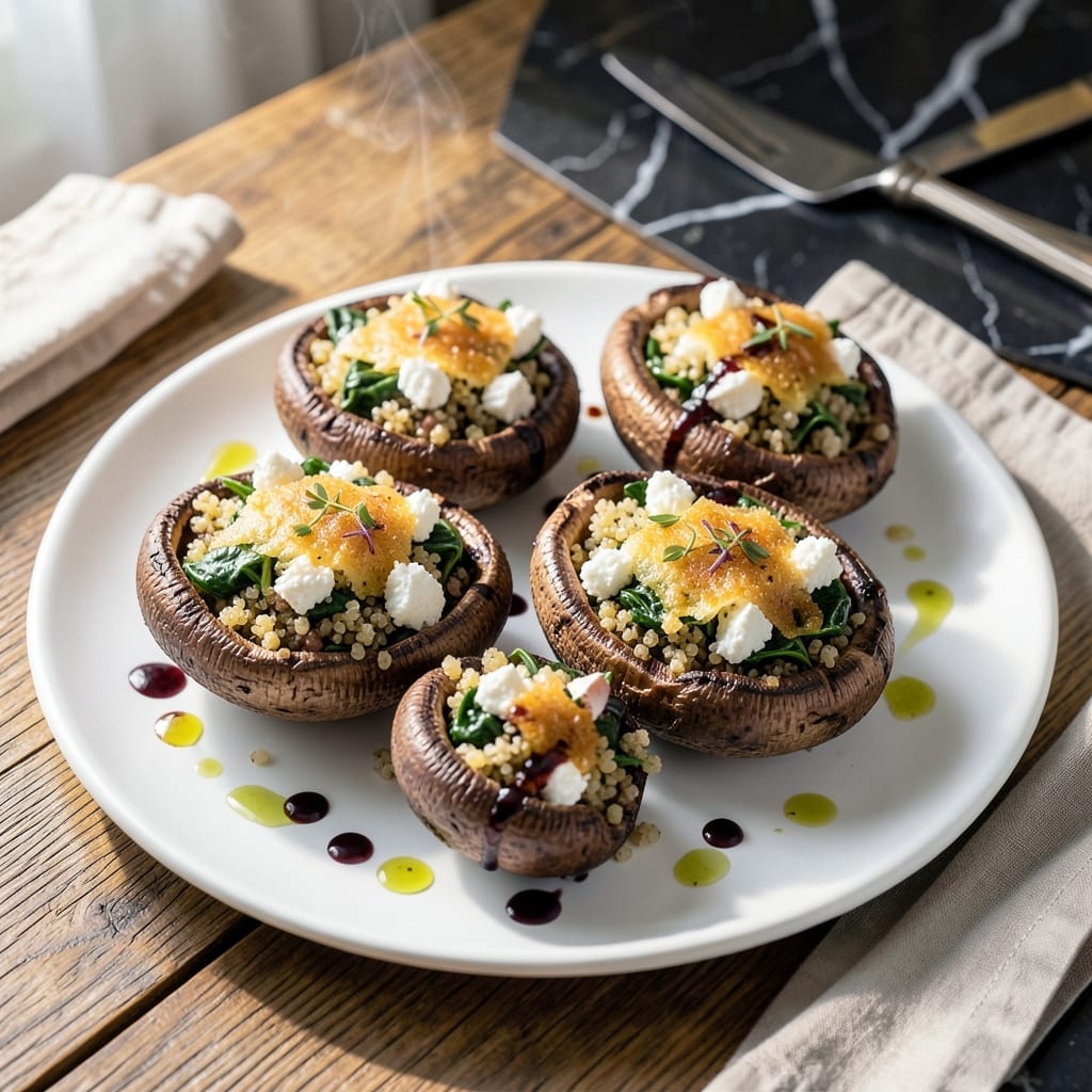 Stuffed Portobello Recipe: Meatless Main With Gourmet Appeal