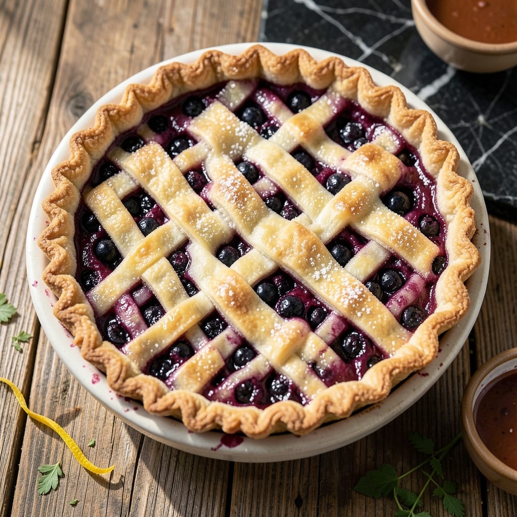 Wyman's Frozen Blueberry Pie Recipe: Wild Berry Burst in Every Slice
