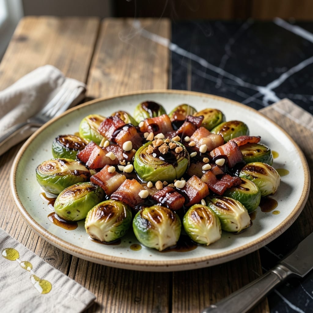 Brussel Sprouts Recipe Bacon Balsamic