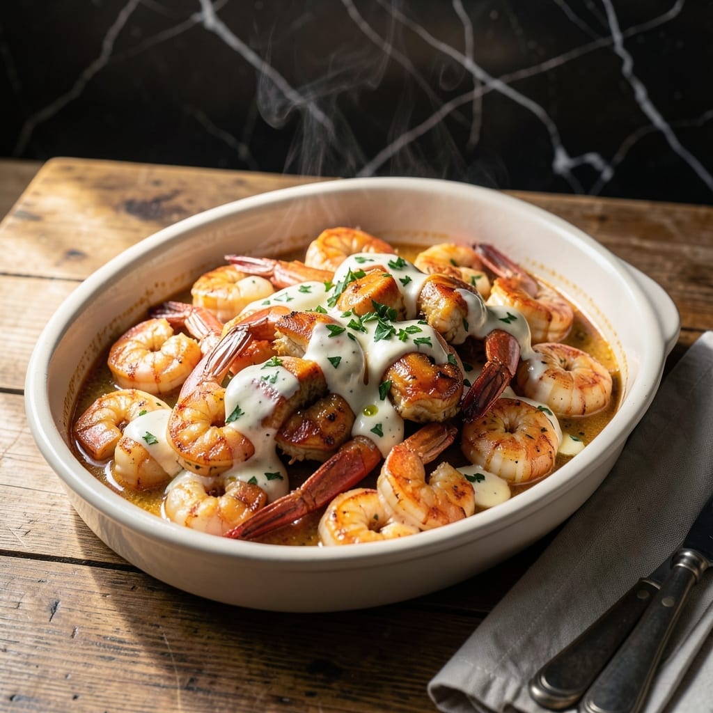 Red Lobster Bar Harbor Lobster Bake Recipe: Buttery Seafood Medley with Cheesy Topping