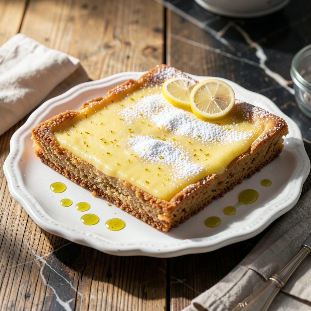 Lemon Bars Recipe Easy and Delicious: Zesty Shortbread With Dusting Powder