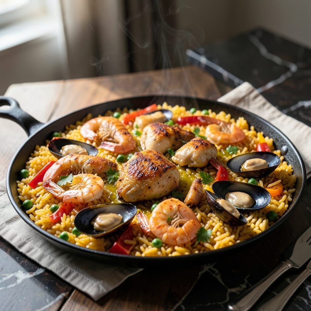 Recipe to Make Paella: Saffron-Infused Spanish Masterpiece Recipe to Make Paella: Saffron-Infused Spanish Masterpiece
