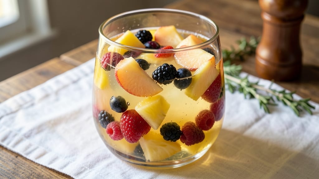2-Gallon White Sangria Recipe: Bright Citrus and Vanilla Party Crowd-Pleaser