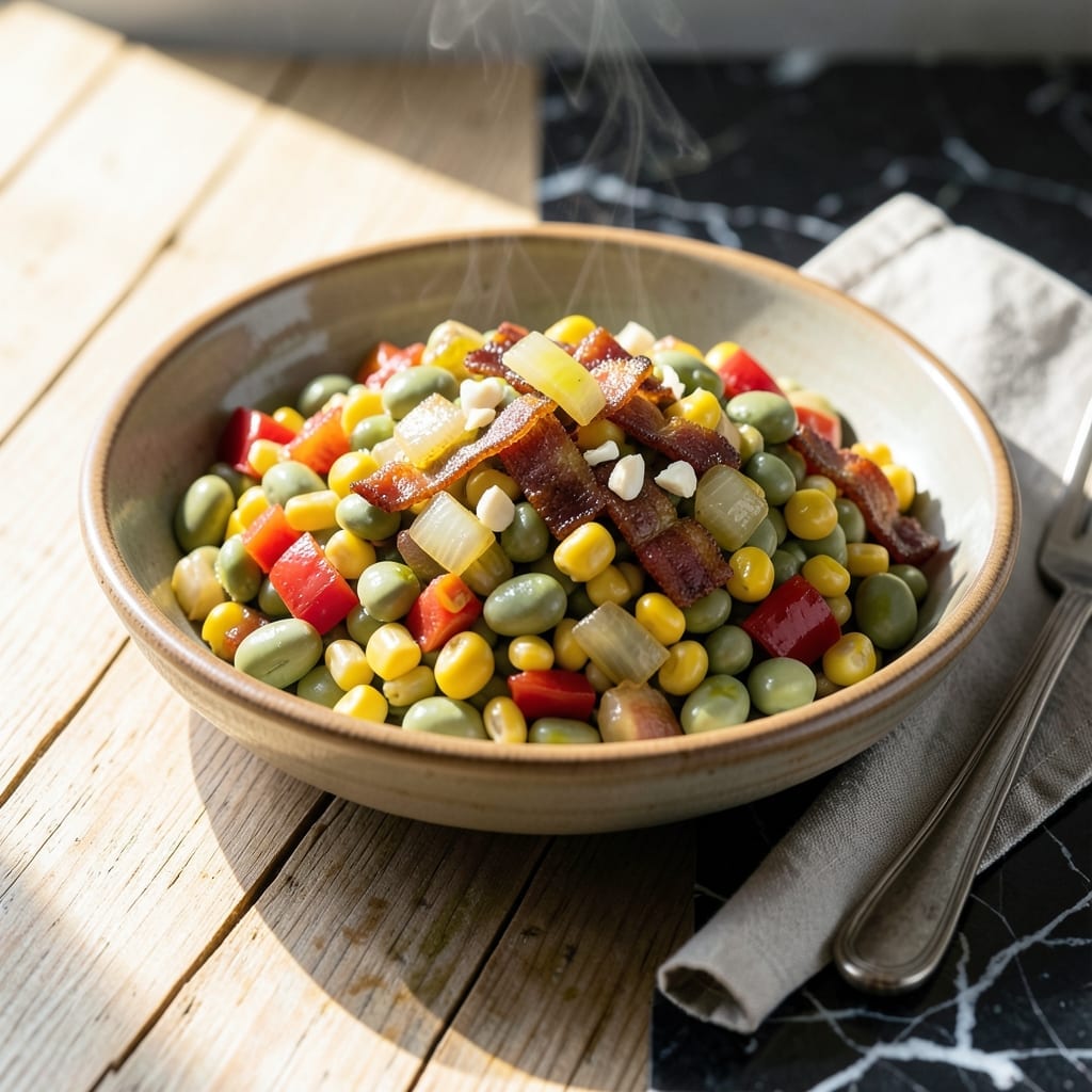 Best Succotash Recipe Ever: Southern-Style Sweet Corn and Lima Bean Medley