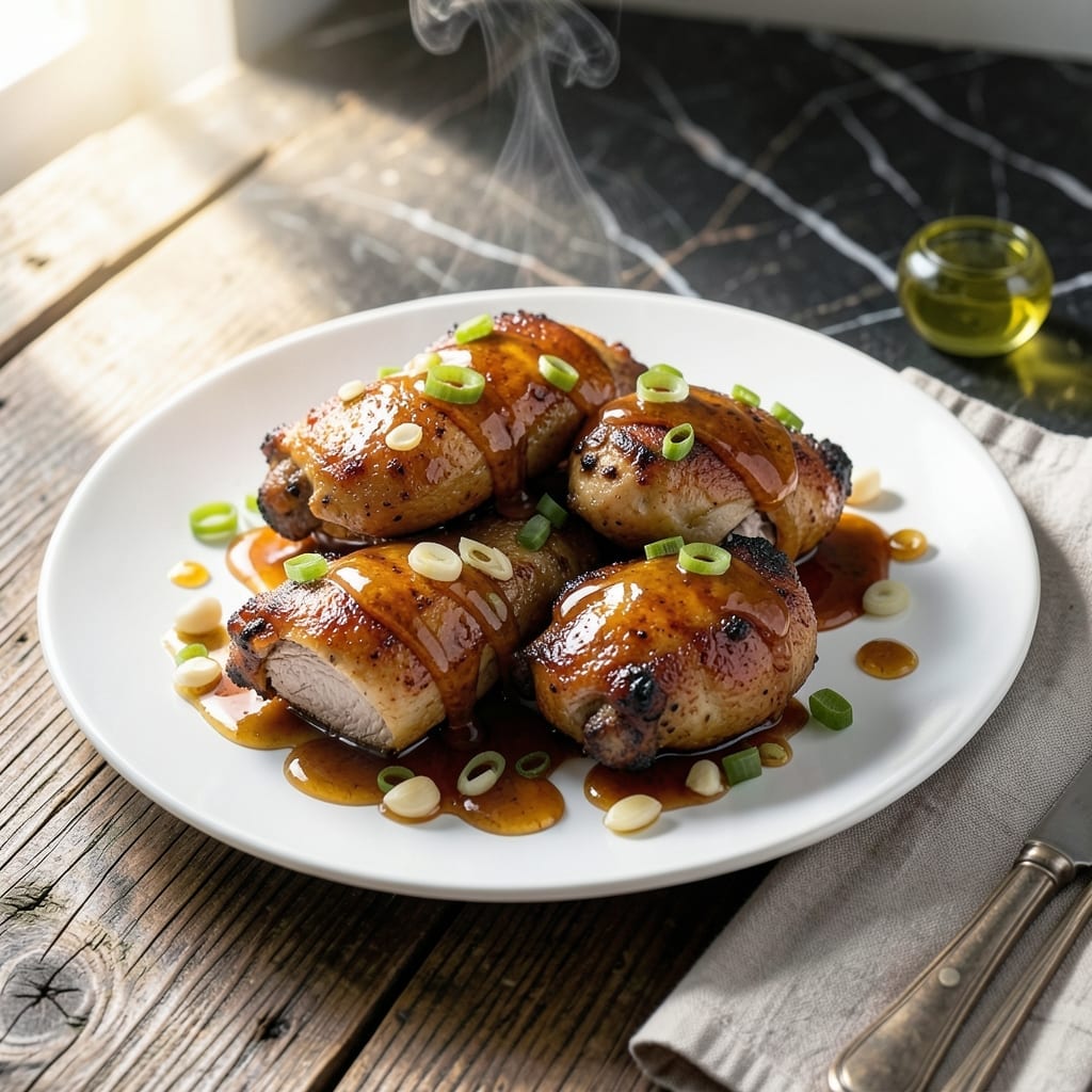 Chicken Thigh Recipe Honey Garlic: Sticky Glaze With Crispy Edges Chicken Thigh Recipe Honey Garlic: Sticky Glaze With Crispy Edges