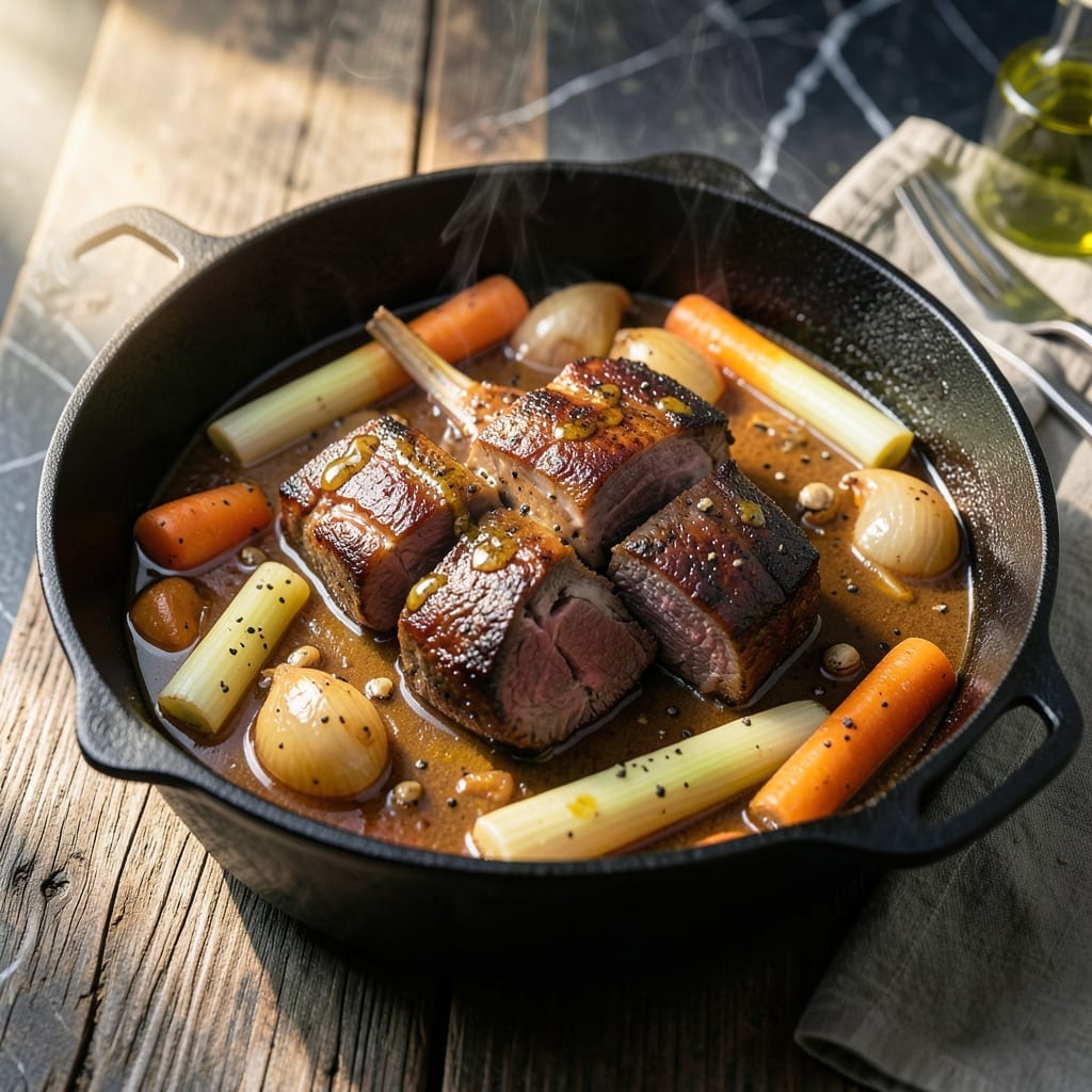 Shank Cross Cut Recipe: Braised to Collagen-Rich Tenderness