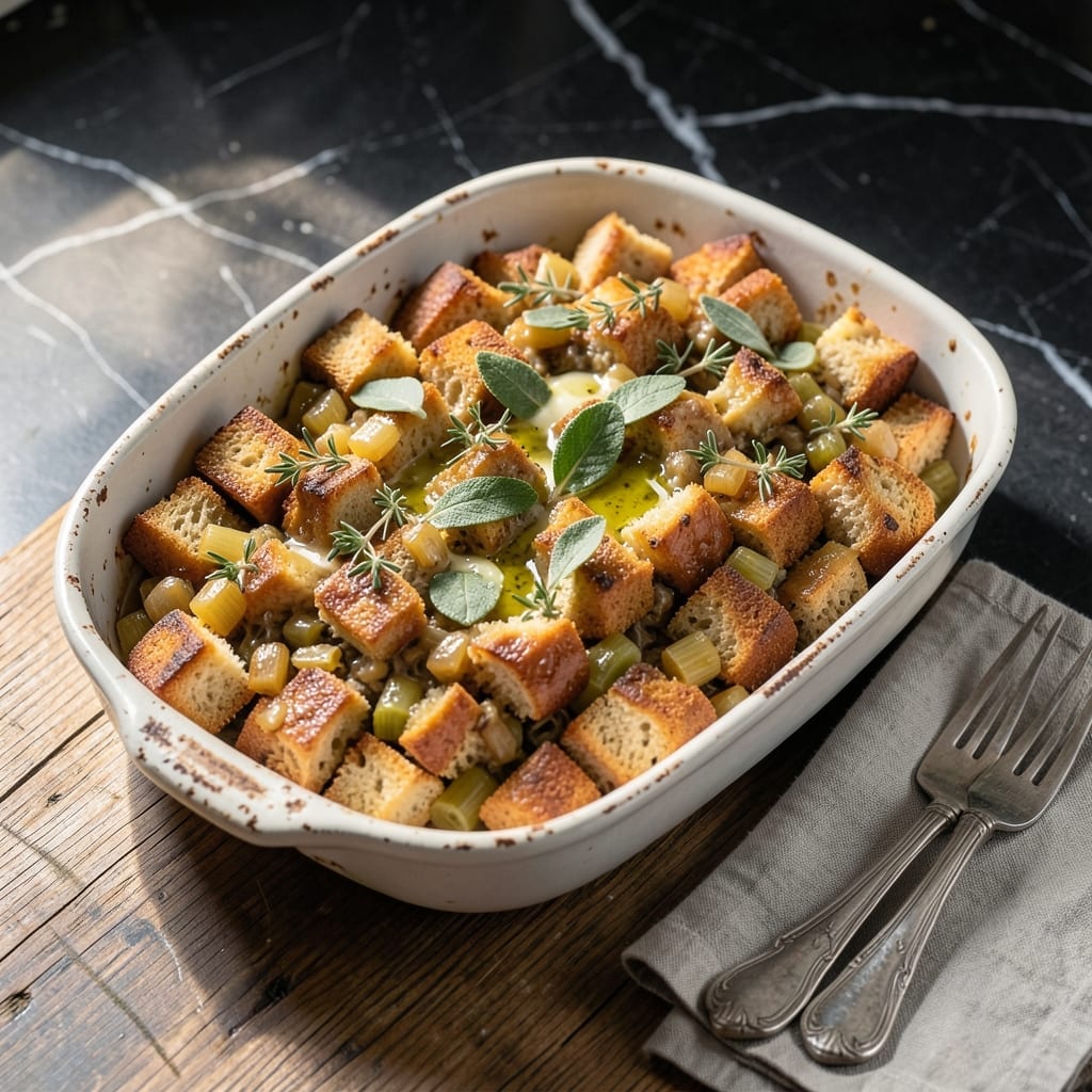 Classic Turkey Stuffing Recipe: Herb-Infused Holiday Tradition Classic Turkey Stuffing Recipe: Herb-Infused Holiday Tradition