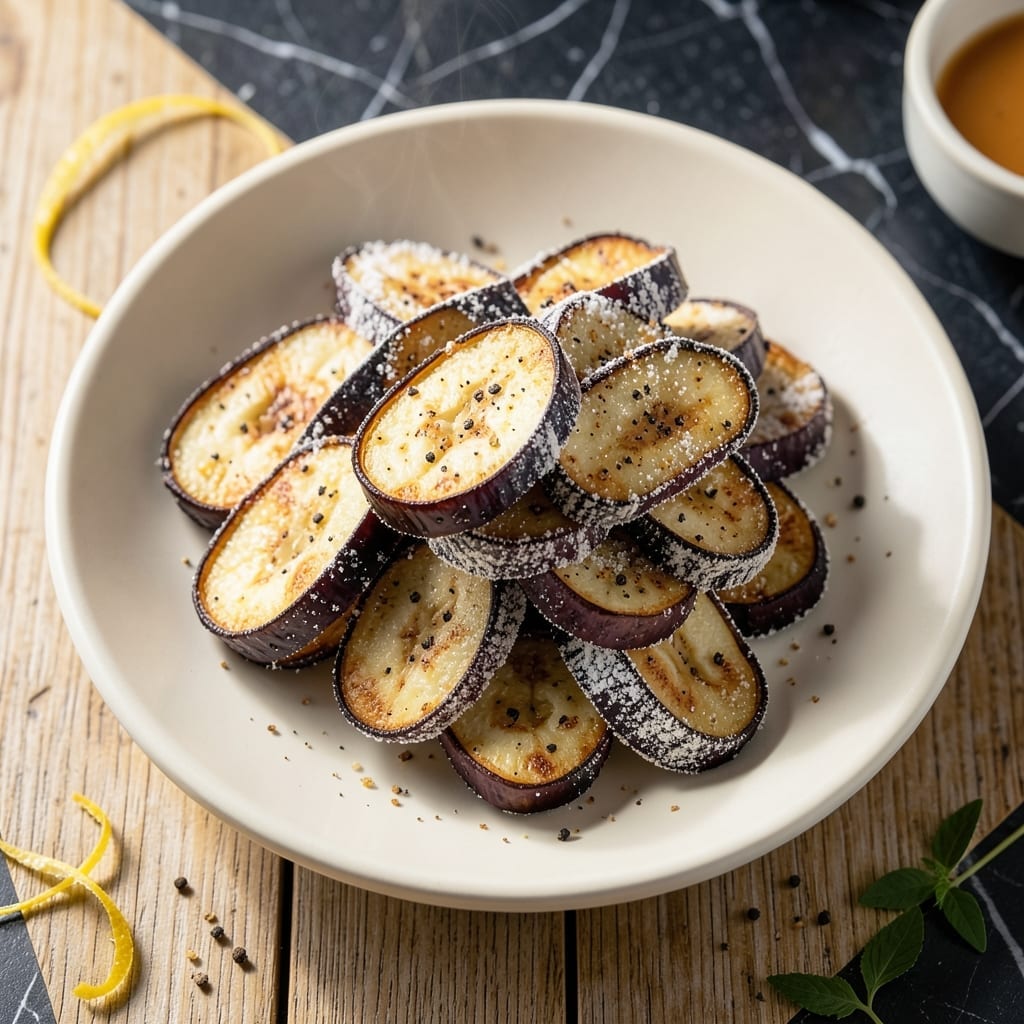 Crispy Fried Eggplant With Cornstarch Recipe: Golden Crunch Without the Grease Crispy Fried Eggplant With Cornstarch Recipe: Golden Crunch Without the Grease