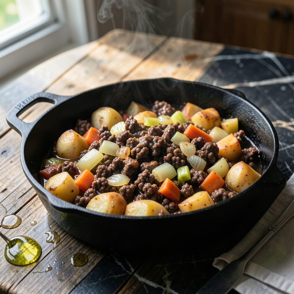 Traditional Slumgullion Recipe: Hearty Beef and Veggie Stew Traditional Slumgullion Recipe: Hearty Beef and Veggie Stew