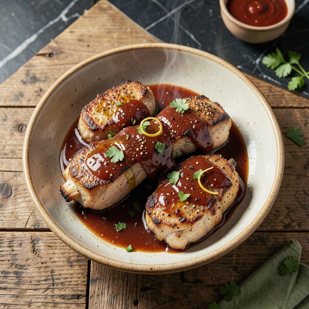 Recipe for Barbecue Pork Chops in the Oven: Smoky Sweet Glaze With Juicy Bite Recipe for Barbecue Pork Chops in the Oven: Smoky Sweet Glaze With Juicy Bite