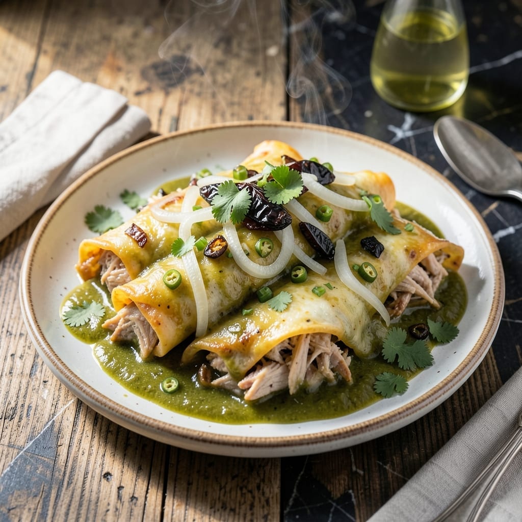Chicken Enchilada Recipe Green Sauce