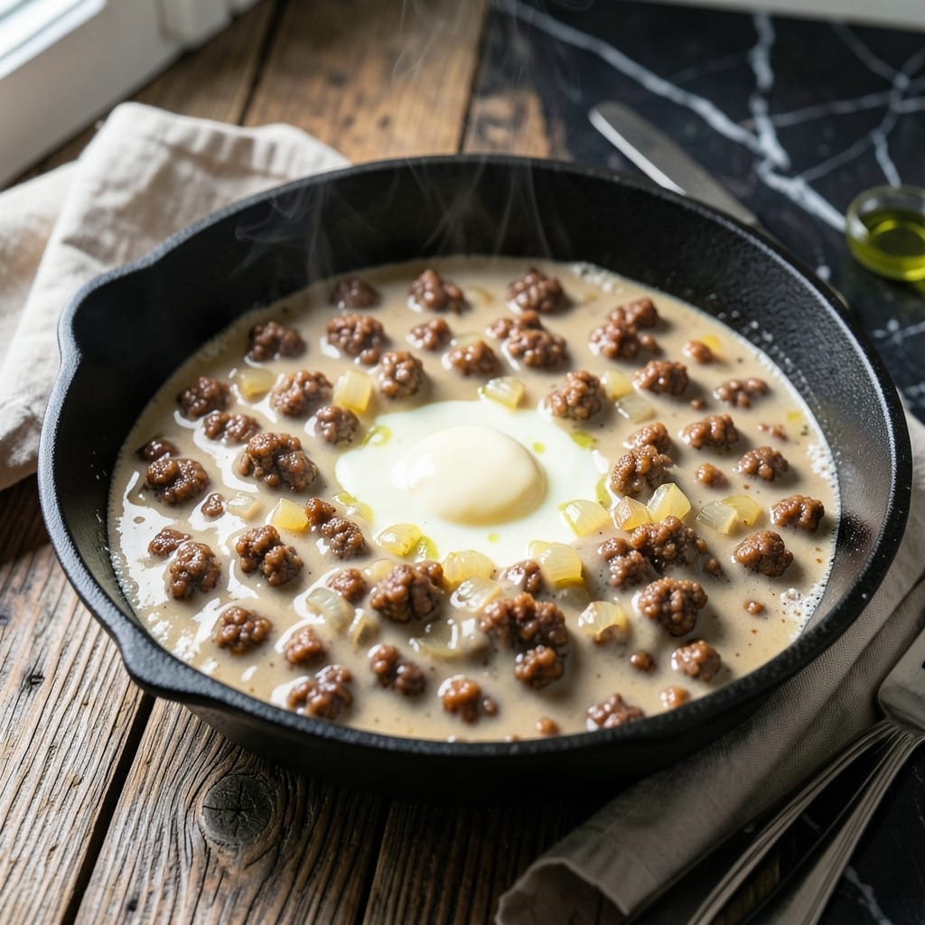 Sausage Gravy Recipe Crock Pot: Hands-Off Creamy Breakfast Delight