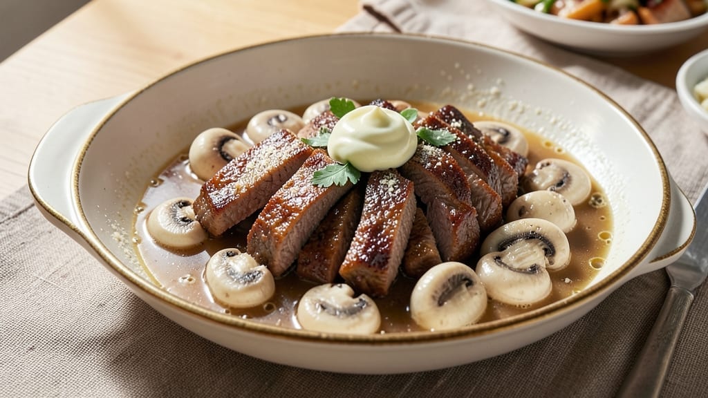 4-Ingredient Beef Stroganoff Recipe: Creamy Mushroom Sauce in 20 Minutes 4-Ingredient Beef Stroganoff Recipe: Creamy Mushroom Sauce in 20 Minutes