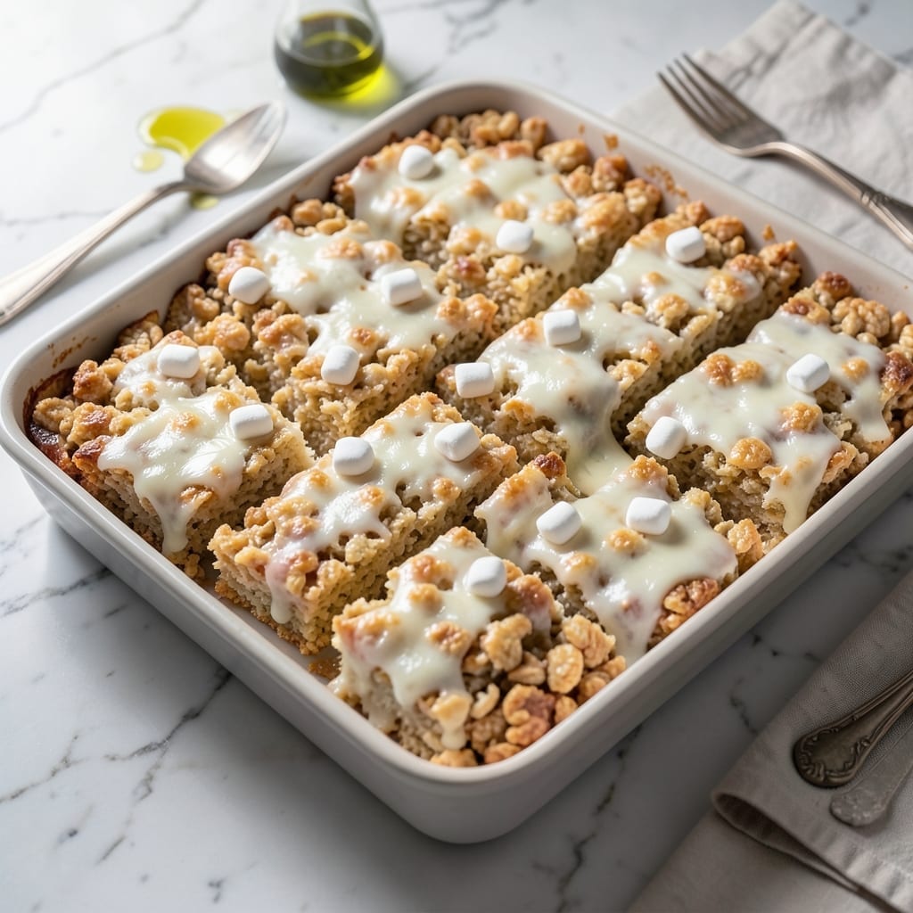 Rice Crispy Treats Recipe With Fluff: Marshmallow Clouds and Crunchy Bites