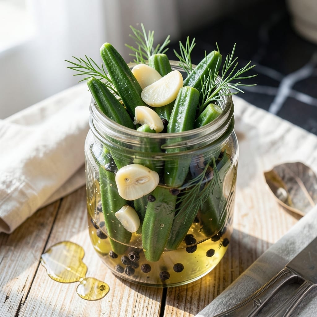 Pickled Okra Recipe: Zesty Southern Crunch in a Jar