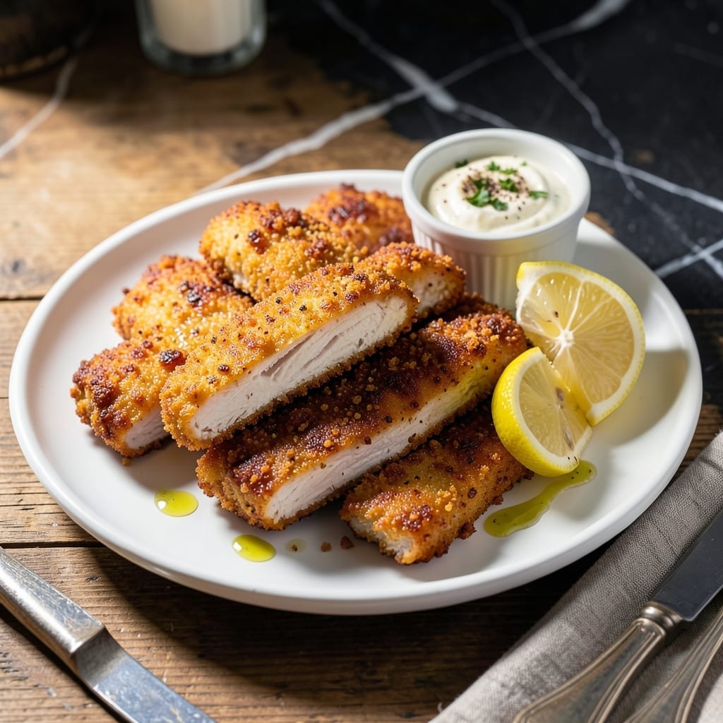 Pan Fried Chicken Tenders Recipe: Golden Crisp with Juicy Centers