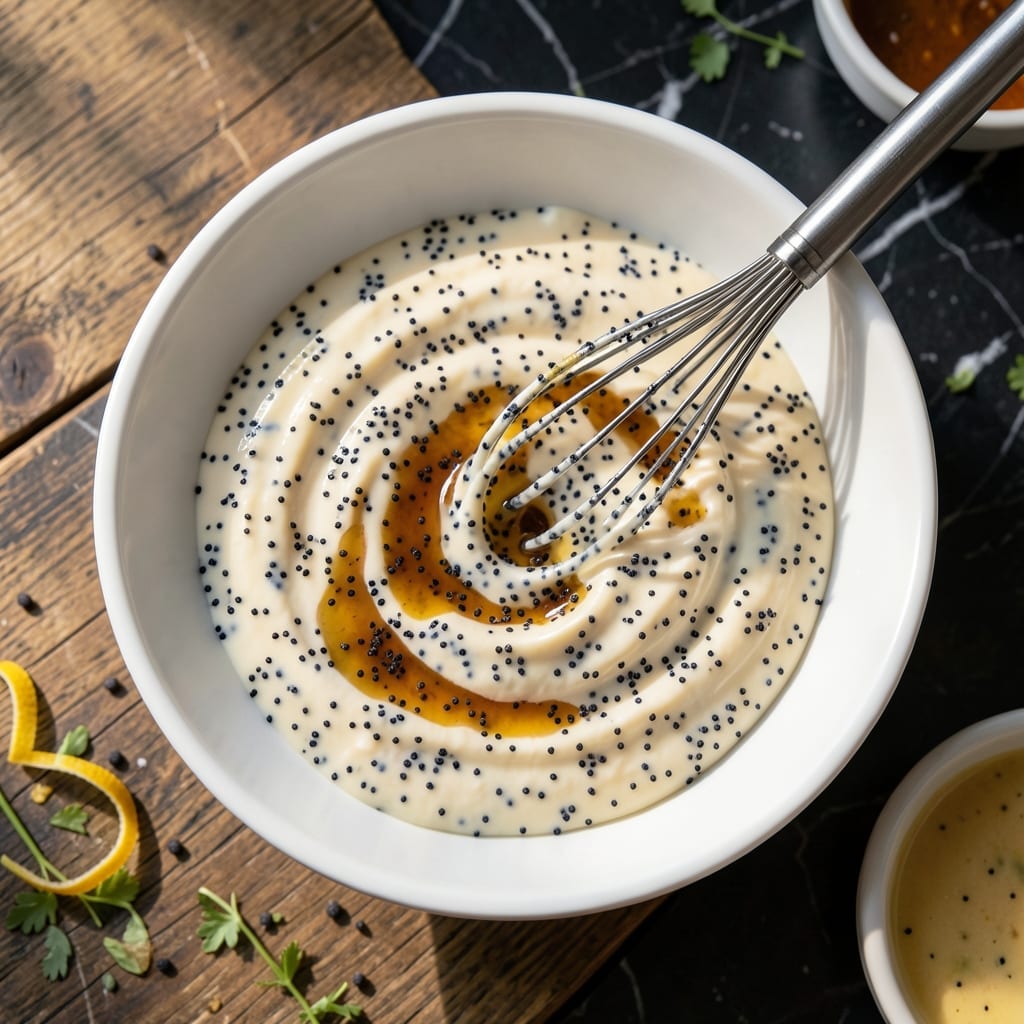 Panera Bread Poppy Seed Dressing Recipe: Tangy Sweet Copycat Blend Panera Bread Poppy Seed Dressing Recipe: Tangy Sweet Copycat Blend