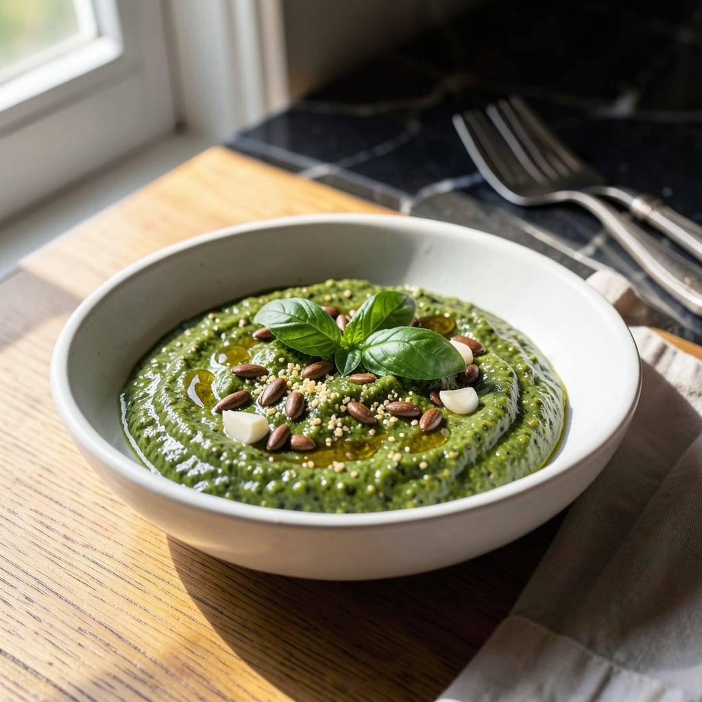 Pesto Recipe With Sunflower Seeds: Nut-Free Basil Brilliance