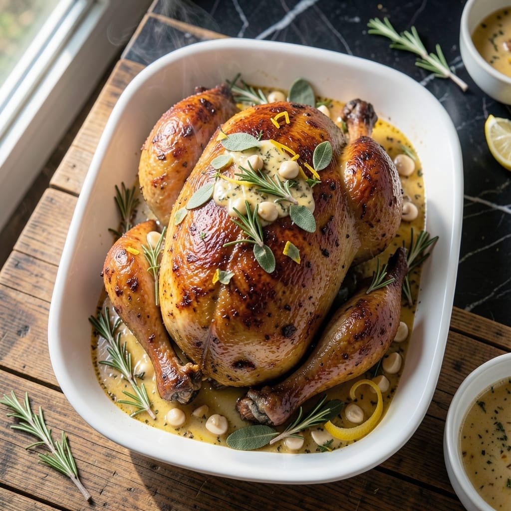Jacques Pepin's Turkey Recipe: Herb-Crusted Holiday Masterpiece