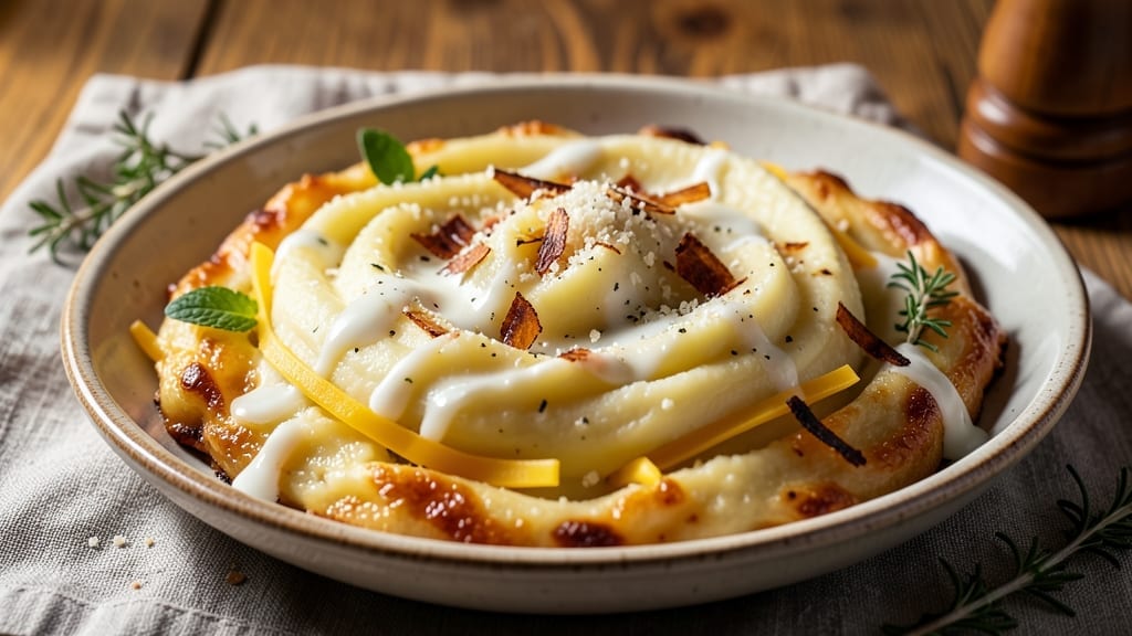 3 Cheese Mashed Potatoes Recipe: Velvety Luxury With Three Melting Varieties 3 Cheese Mashed Potatoes Recipe: Velvety Luxury With Three Melting Varieties