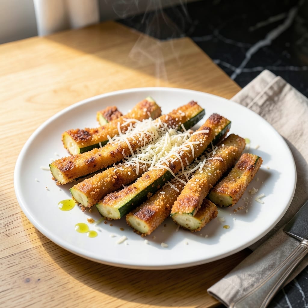 Ruby Tuesday Zucchini Recipe: Copycat Crispy Parmesan Coins Ruby Tuesday Zucchini Recipe: Copycat Crispy Parmesan Coins
