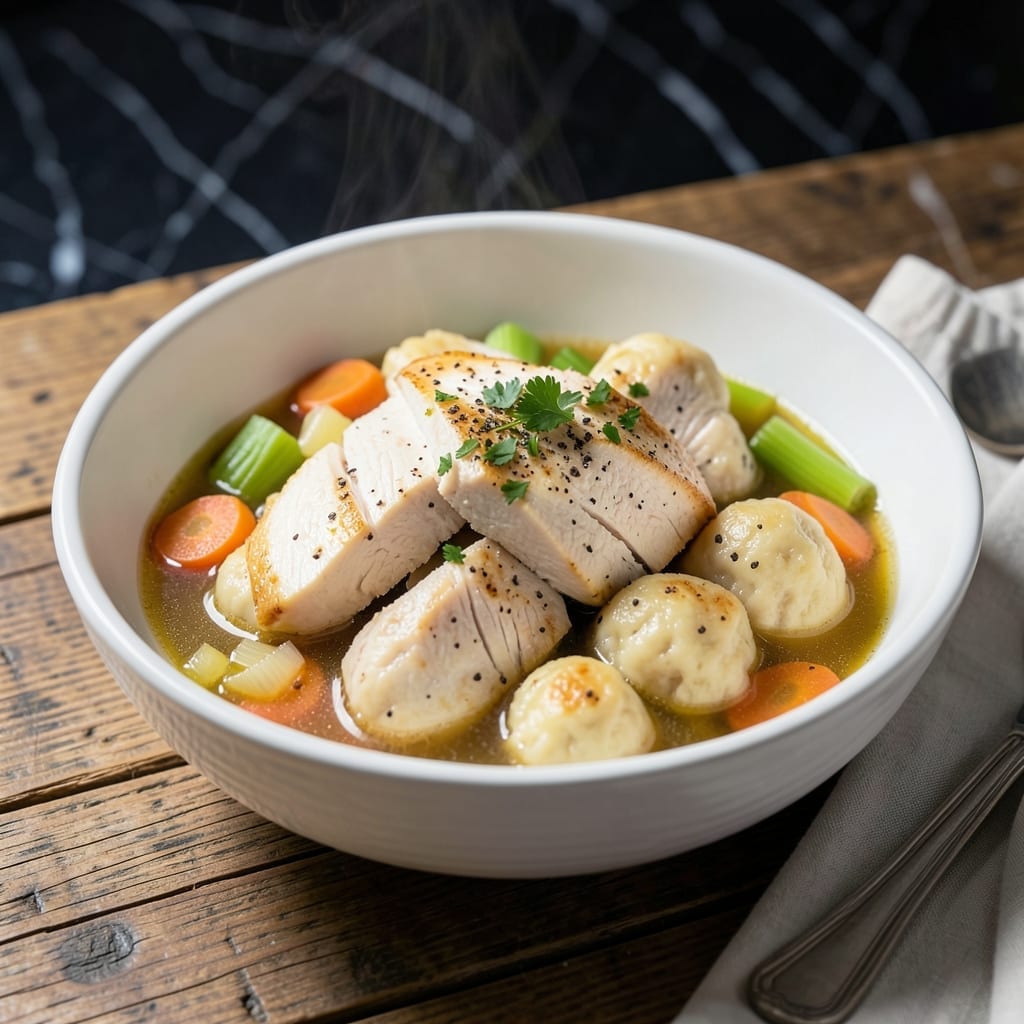 Chicken and Dumplings Recipe Easy: Fluffy Pillows in Savory Broth Chicken and Dumplings Recipe Easy: Fluffy Pillows in Savory Broth
