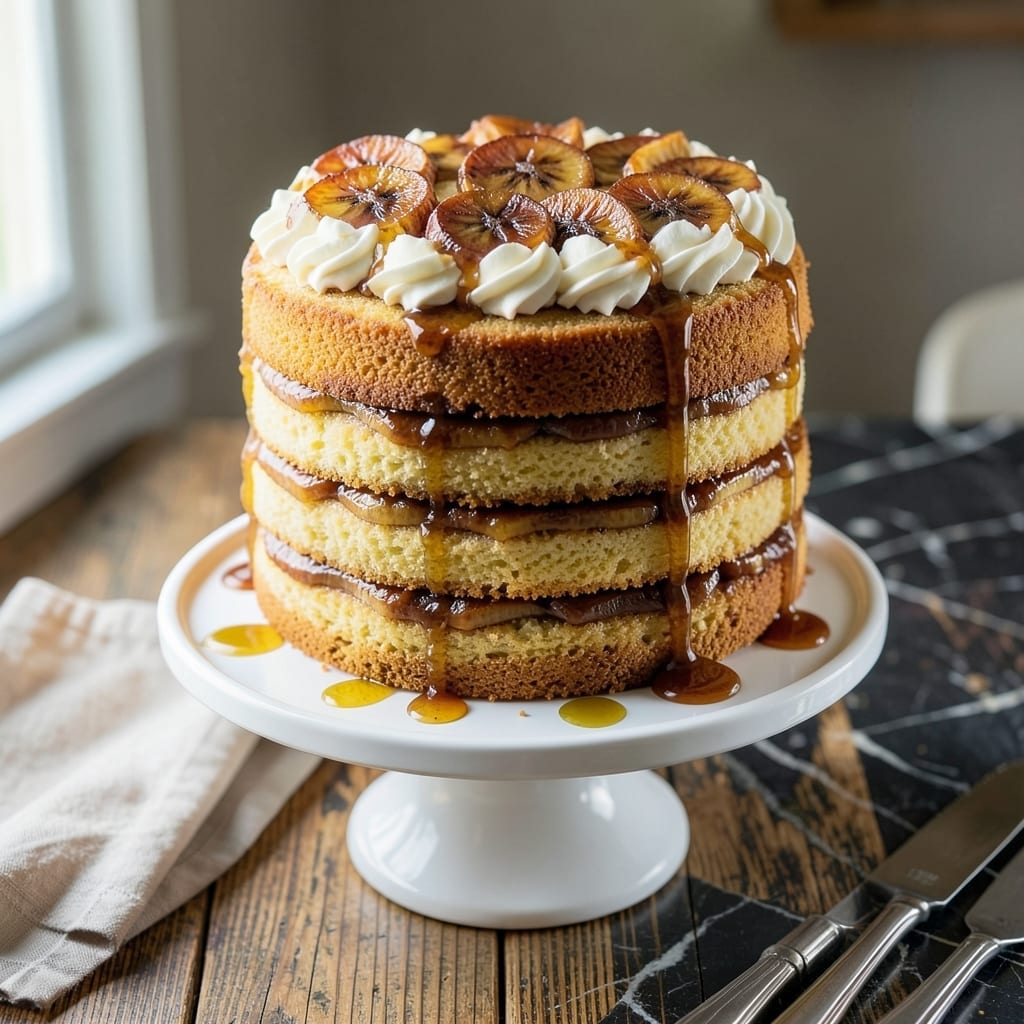 Banana Foster Cake Recipe Southern Living: Rum-Glazed Decadence With Caramelized Bananas