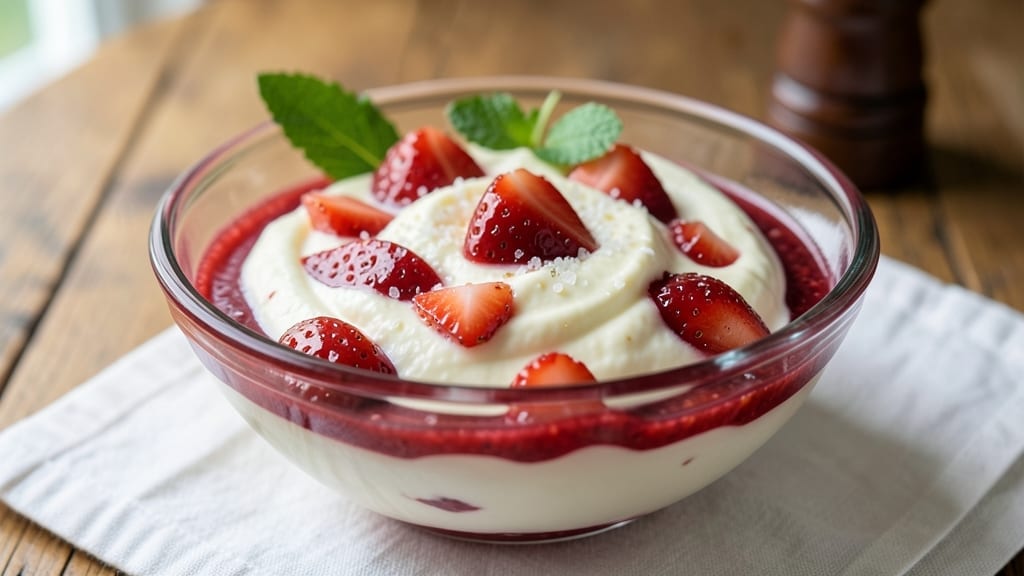 4 Quart Homemade Strawberry Ice Cream Recipe: Ultra Creamy Swirls With Fresh Fruit Bursts
