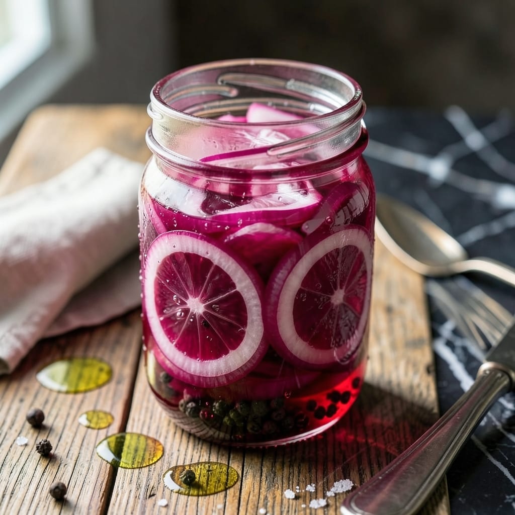 Pickled Red Onion Recipe Red Wine Vinegar: Vibrant Quick-Pickle for Any Meal