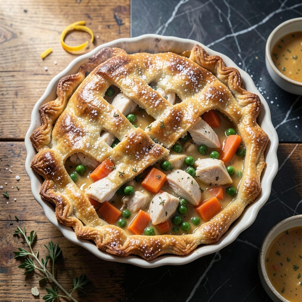 Chicken Pot Pie Recipe Martha Stewart: Buttery Crust With Savory Filling