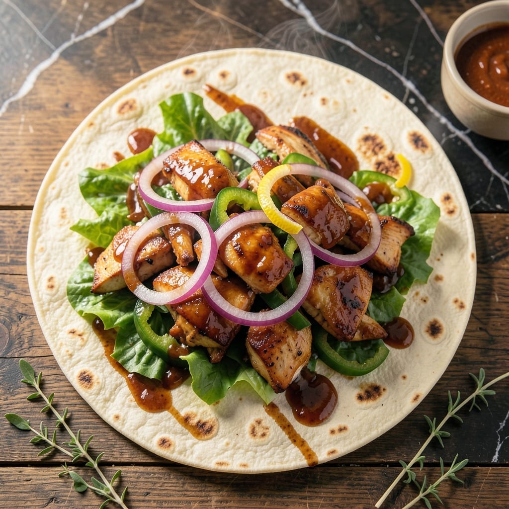 BBQ Wrap Recipe Chicken: Smoky Flavor in a Handheld Meal BBQ Wrap Recipe Chicken: Smoky Flavor in a Handheld Meal