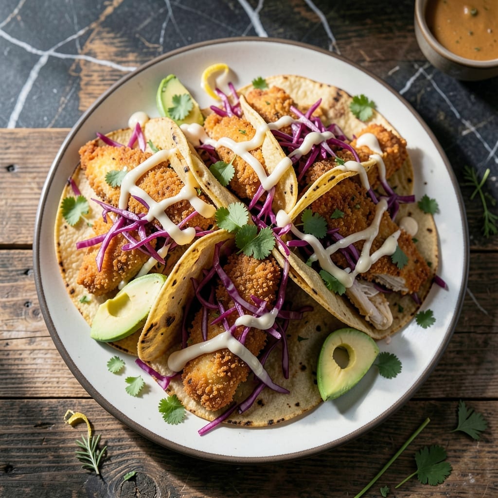 Recipe Fish Tacos Cod: Beer-Battered Crisp With Mango Slaw