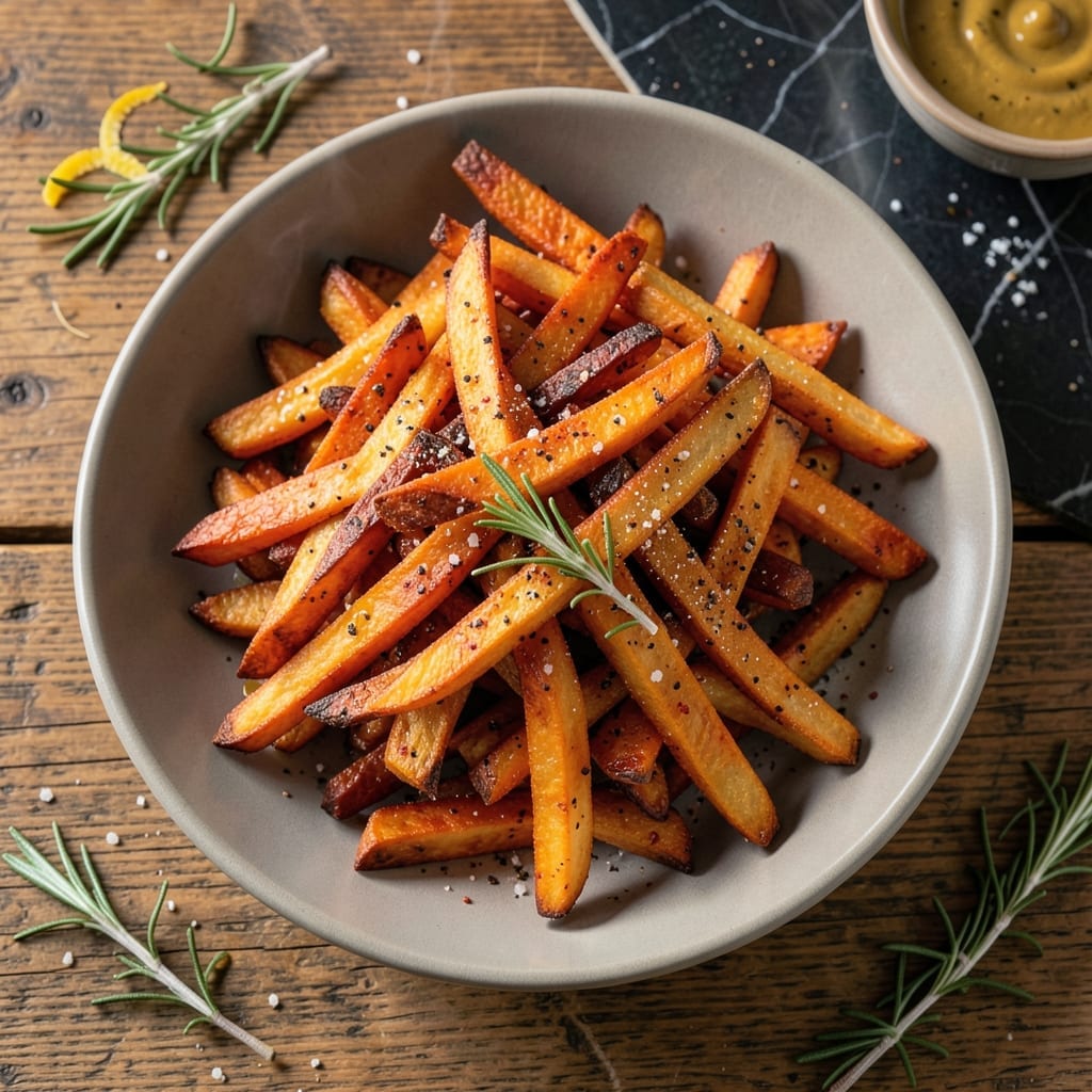 Recipe for Sweet Potato Fries in the Oven: Crispy Edges and Soft Centers Recipe for Sweet Potato Fries in the Oven: Crispy Edges and Soft Centers