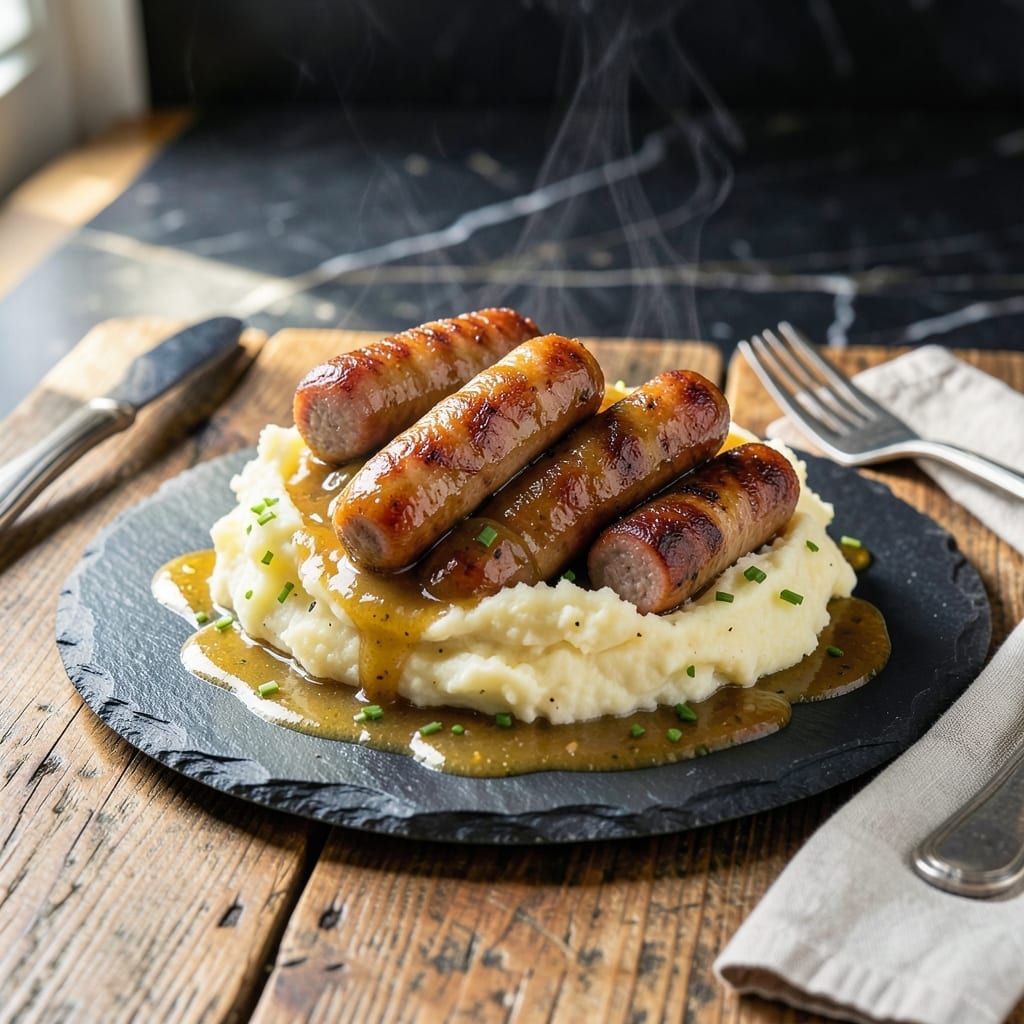 Gordon Ramsay Bangers and Mash Recipe: Pub-Style Sausage Comfort Gordon Ramsay Bangers and Mash Recipe: Pub-Style Sausage Comfort