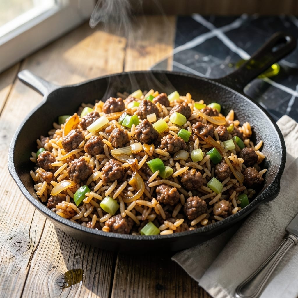 Popeyes Dirty Rice Recipe: Cajun-Spiced One-Pot Comfort