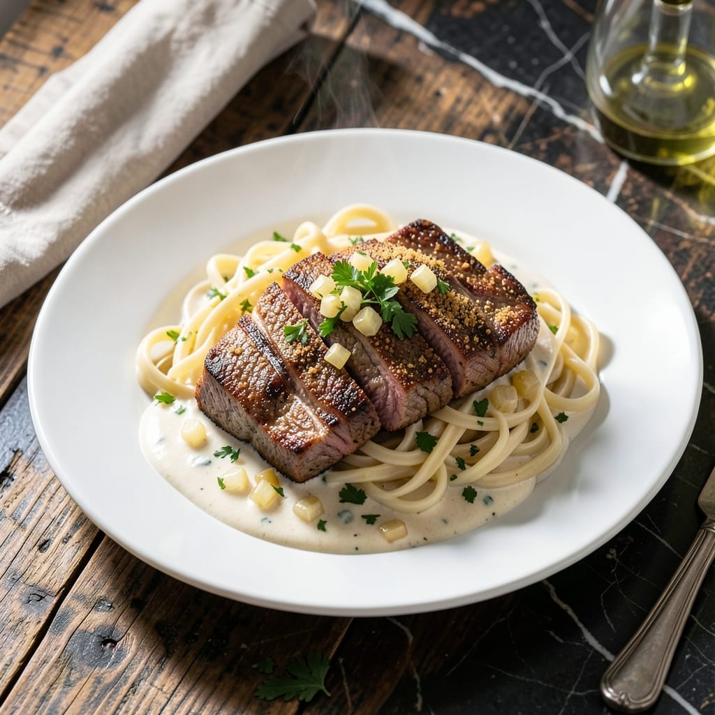 Steak Stroganoff Recipe Easy: Sour Cream Sauce With Tender Beef Strips Steak Stroganoff Recipe Easy: Sour Cream Sauce With Tender Beef Strips