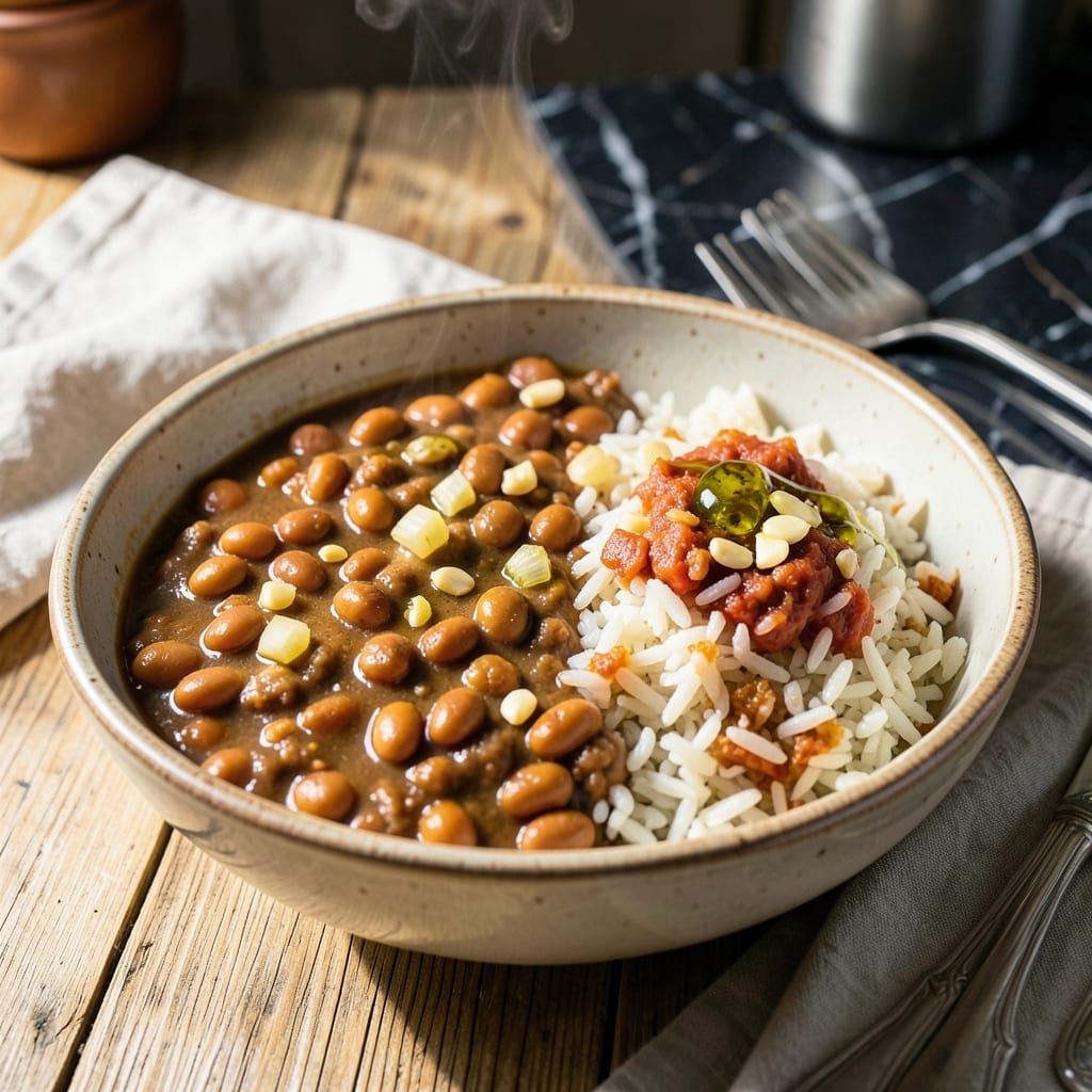 Authentic Mexican Rice and Refried Beans Recipe: Traditional Flavors in One Pot
