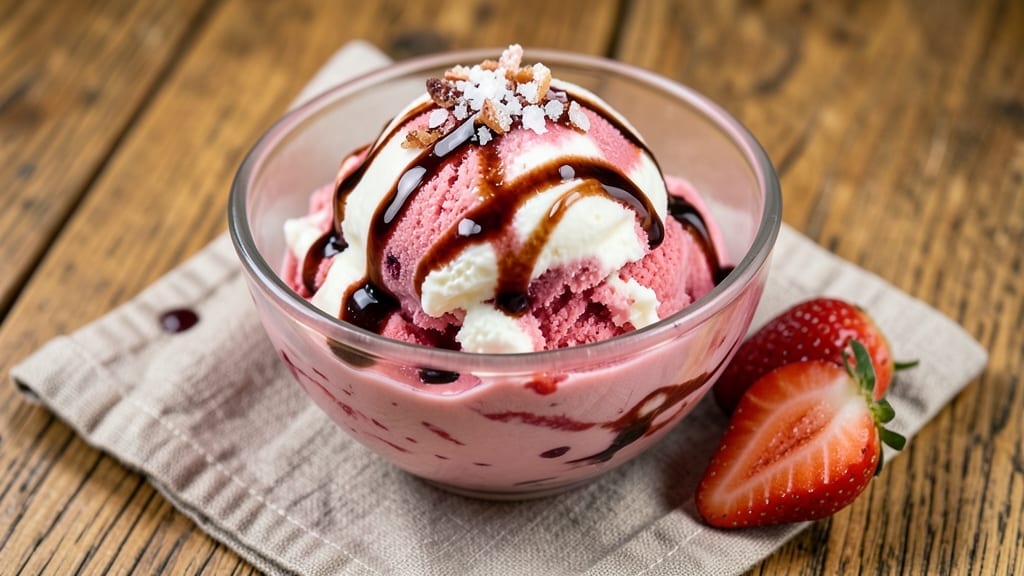 4-Quart Strawberry Ice Cream Recipe: Ultra-Rich Swirls With Fresh Fruit Bursts 4-Quart Strawberry Ice Cream Recipe: Ultra-Rich Swirls With Fresh Fruit Bursts