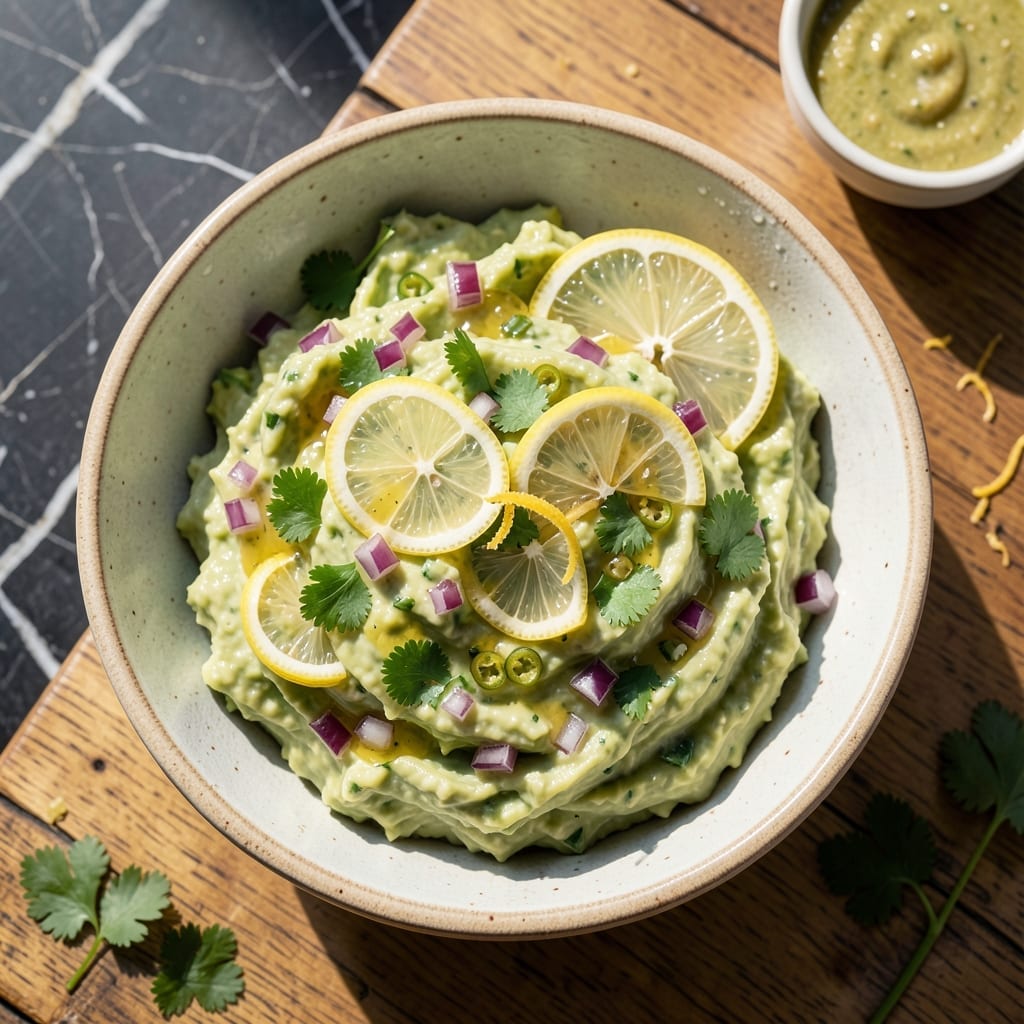 Easy Guacamole Recipe With Lemon