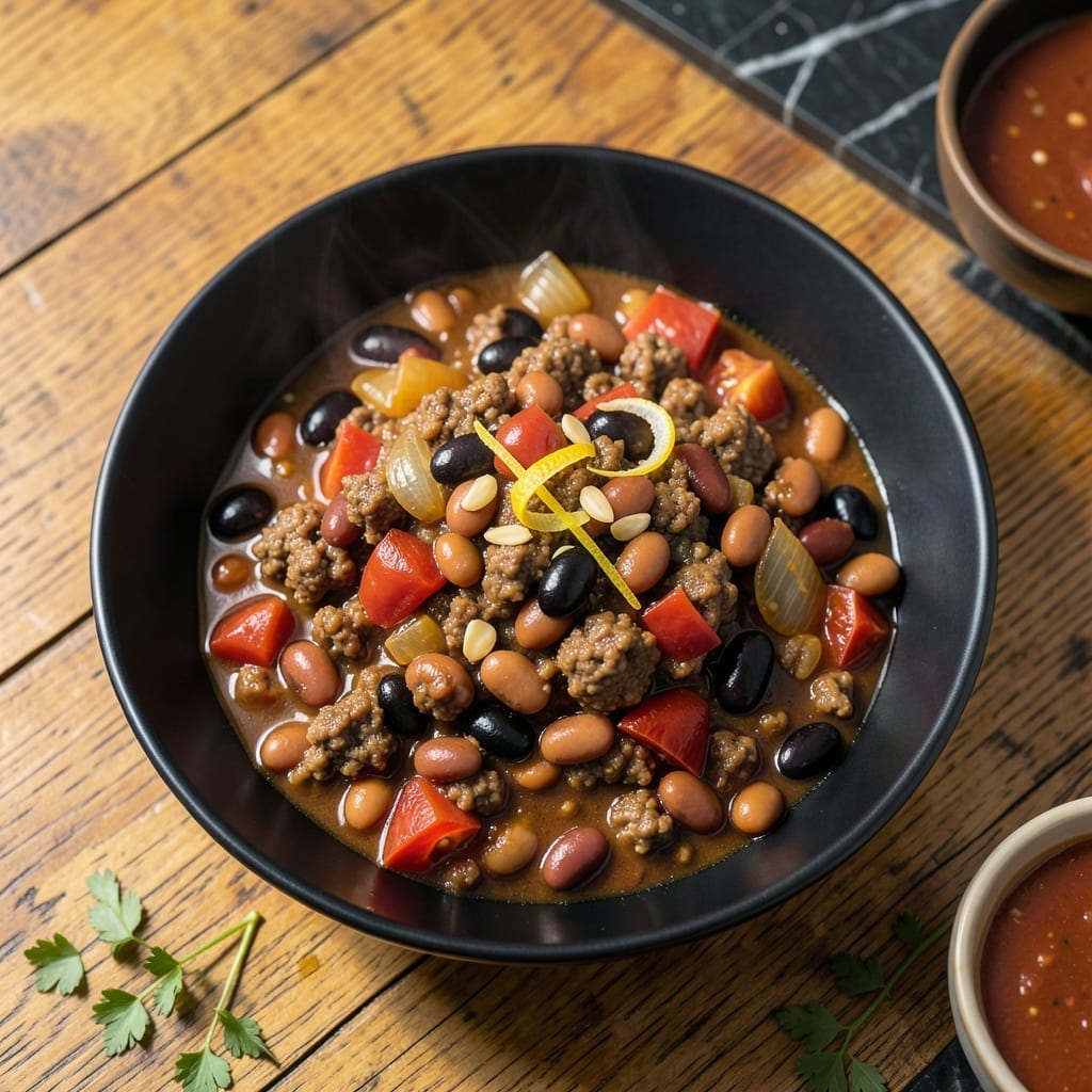 Chili Recipe With Chili Con Carne: Hearty Texas-Style Bowl