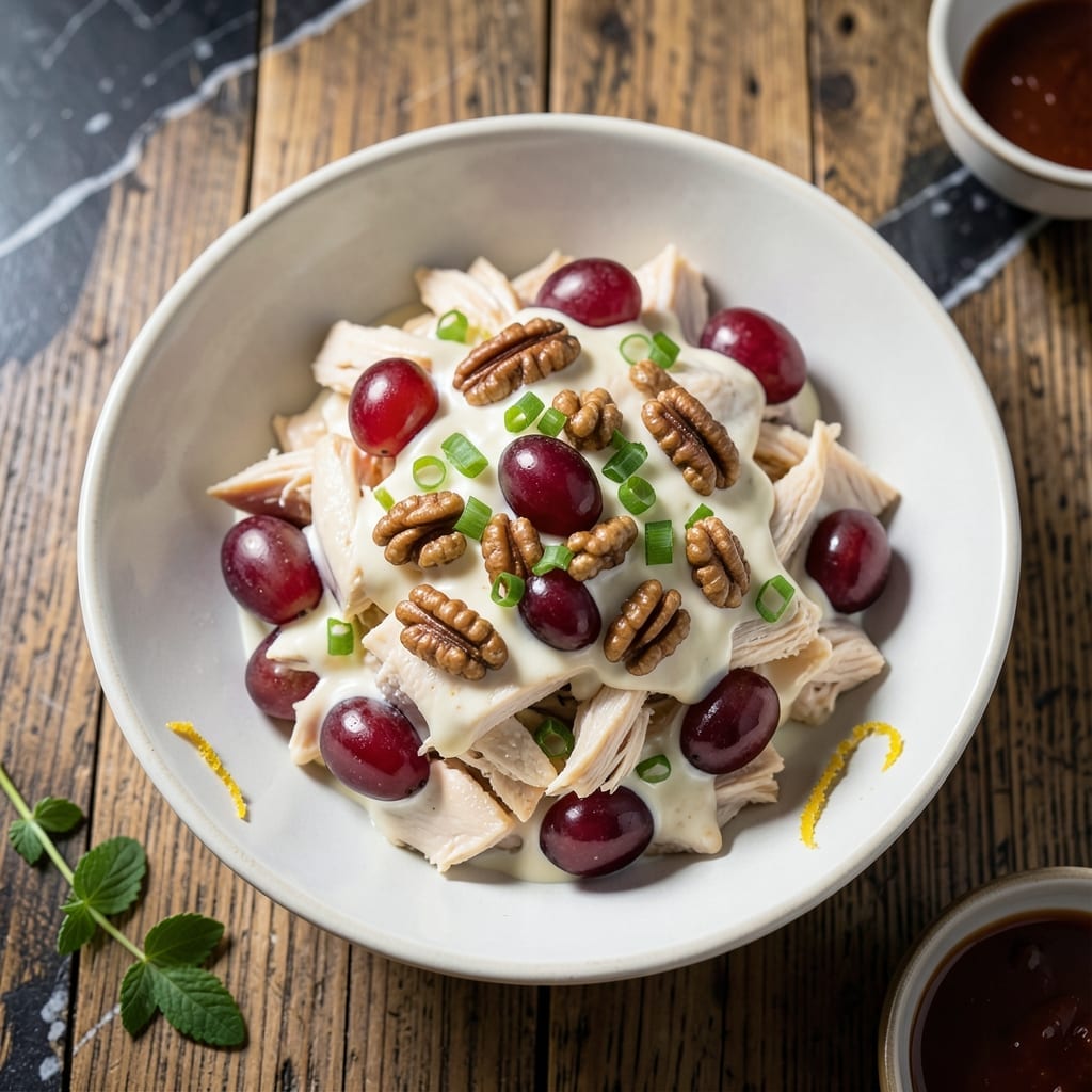 Chicken Salad Recipe With No Celery: Creamy Texture With Walnut Crunch