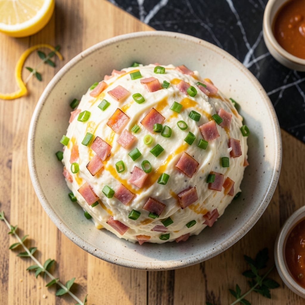 Ham and Green Onion Cheese Ball Recipe: Party-Ready Creamy Bite Ham and Green Onion Cheese Ball Recipe: Party-Ready Creamy Bite