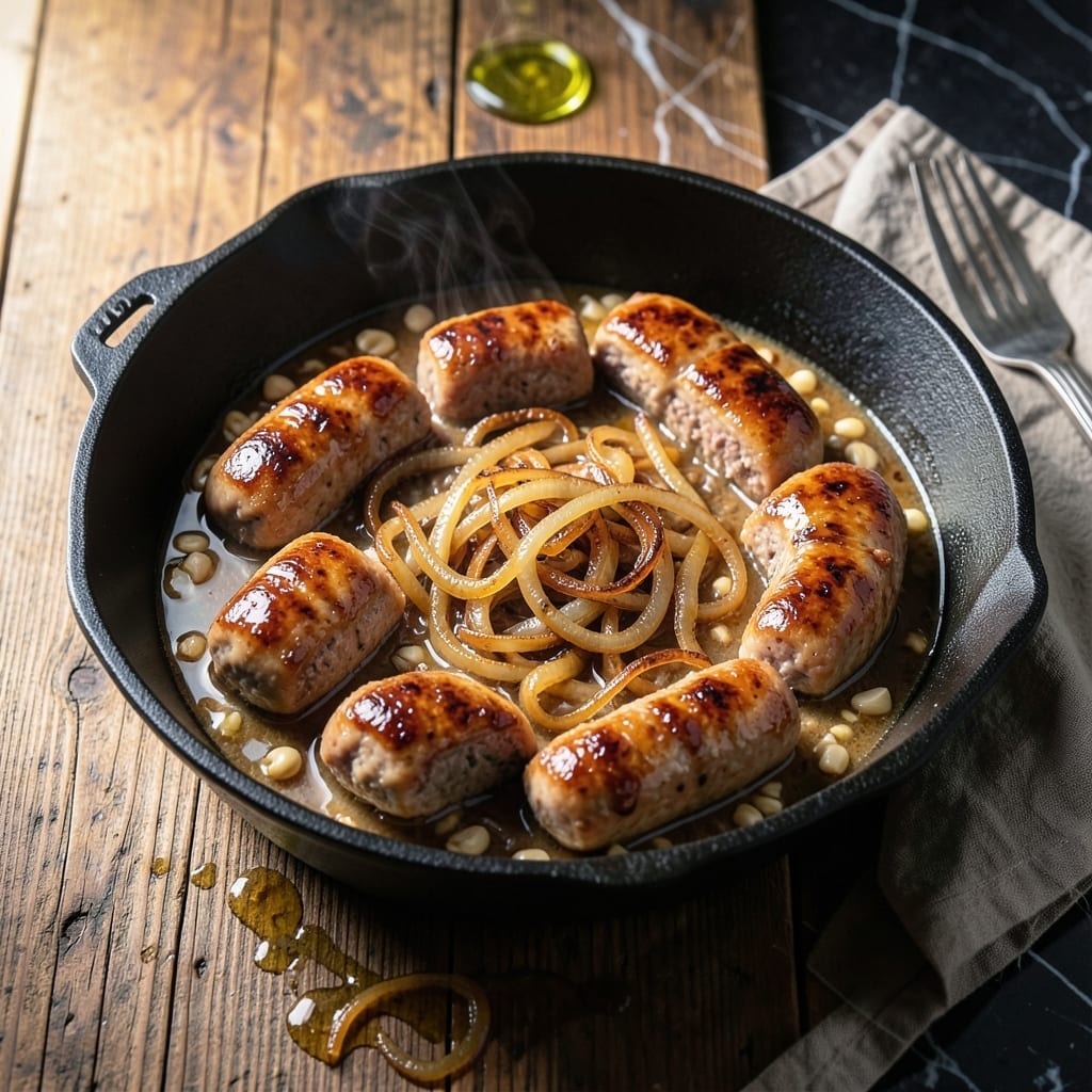 Crockpot Brats Recipe Without Beer: Slow-Cooked Sausage With Tangy Mustard Glaze Crockpot Brats Recipe Without Beer: Slow-Cooked Sausage With Tangy Mustard Glaze