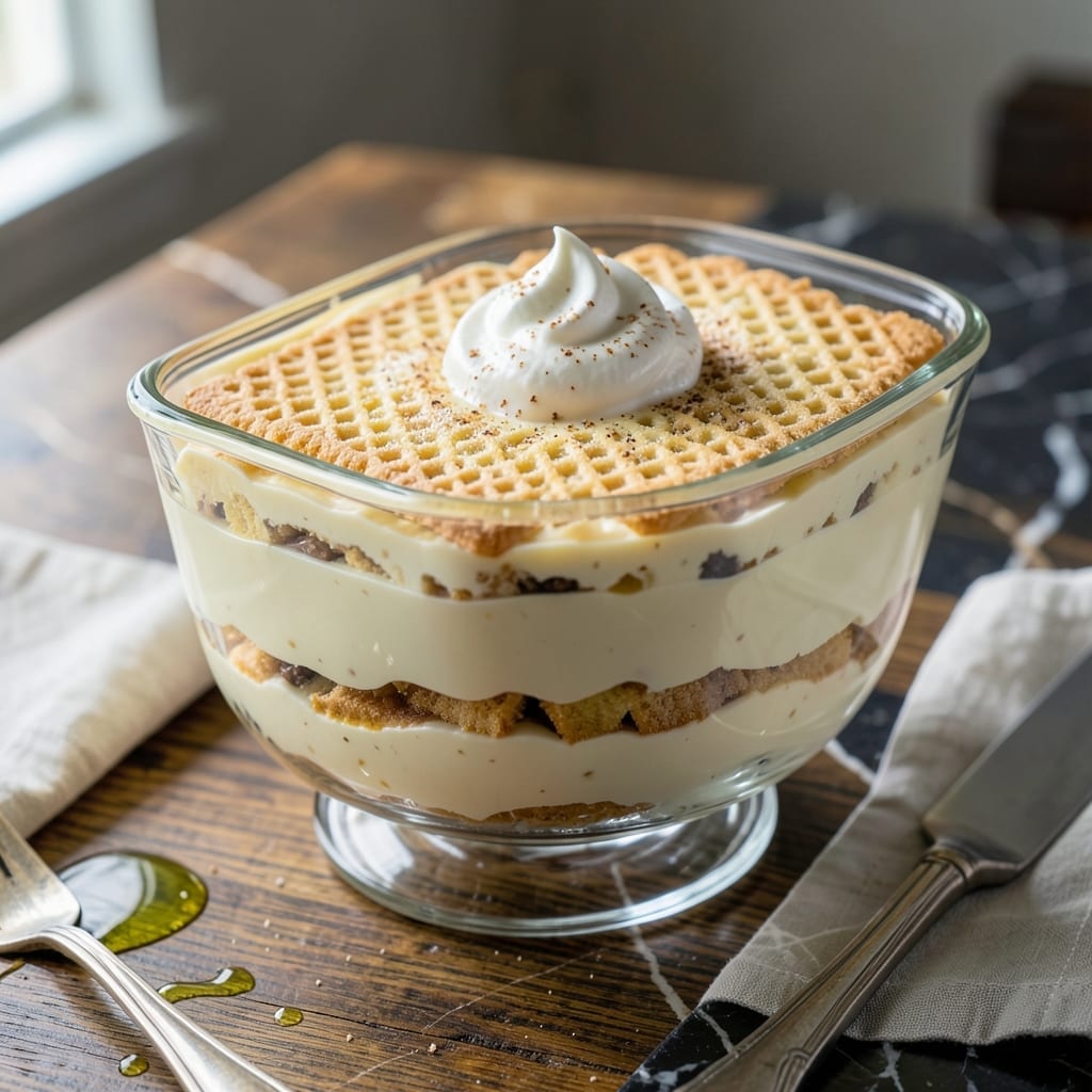 Banana Pudding Recipe No Bananas: Vanilla Wafer Layers With Creamy Custard